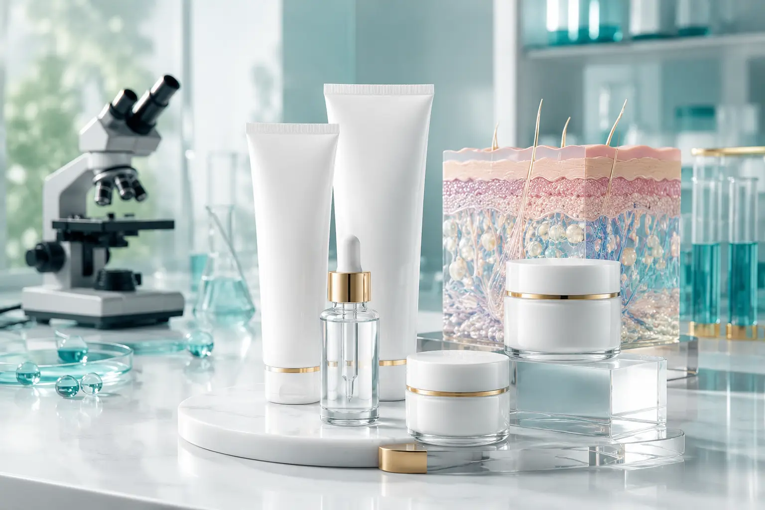 Innovative dermatology products and skin science